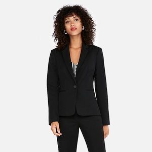 Express 2 Piece Black Business Suit